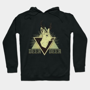 Deer Animal Vintage Style Hoodie